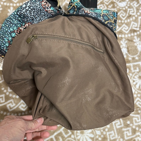 Artistic Patterned Backpack with Black Straps main image 10